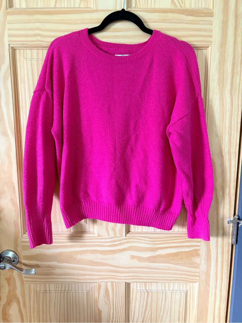 Sonoma Bright Pink Crewneck Sweater